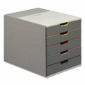 Durable Office Products Drawer Box, White Drawers, 11-1/2inWx14inDx11inH, Multi 760527